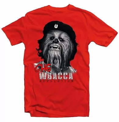 Buy CHEWBACCA Che Guevara  Revolution Red Cotton Printed T-shirt 9316 • 13.95£