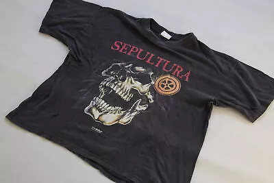 Buy Sepultura T-Shirt Heavy Metal Rock Tour Band Vintage The Killer Kulak Design S • 60.57£