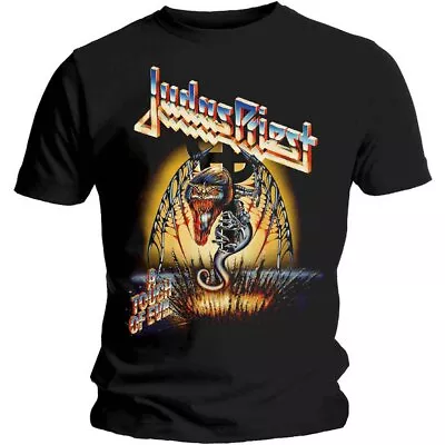 Buy Judas Priest 'A Touch Of Evil' Black T Shirt - NEW • 15.49£