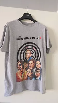 Buy Official Umbrella Academy Season 2 T-shirt - Uk Exclusive - Grey, Size Xl • 12.95£