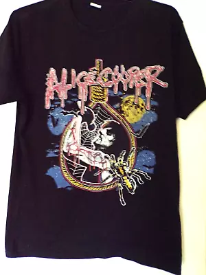 Buy Alice Cooper Tblack Cotton Music T Shirt Large Good Cond • 3.99£