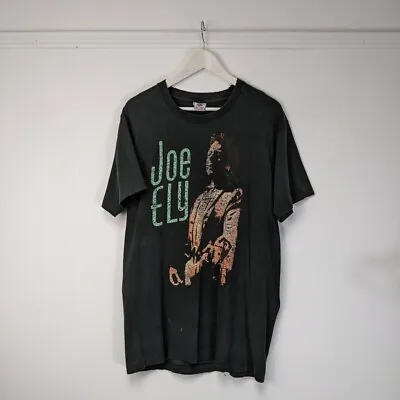 Buy Vintage Joe ELY Live At Liberty Lunch '90 Faded T Shirt Band Single Stitch - L  • 40.49£