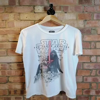 Buy Star Wars - The Force Awakens T Shirt  Star Wars Tee  Lucas Films Medium • 10£