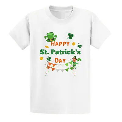 Buy Second Ave Baby/Children's Happy St Patrick's Day Irish White T Shirt Top • 8.99£