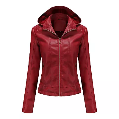 Buy Women Leather Jacket Designer Motorcycle Slim Fit Coat Genuine Leather Top** • 31.07£