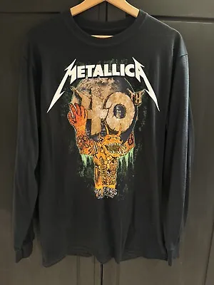 Buy Metallica 40th Anniversary Long Sleeve Shirt M / Slayer Anthrax Megadeth Vintage • 13.38£