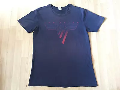Buy Van Halen Blue T-shirt Band Logo Size Large • 9.99£