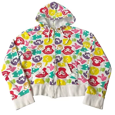 Buy Southpole Colorful Women's Zip Up Emo Grunge Y2k Skater Hoodie Small • 23.16£