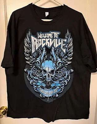 Buy Welcome To Rockville 2012 T Shirt 2012 XXL Both Sides Korn Five Finger NEW  • 9.73£