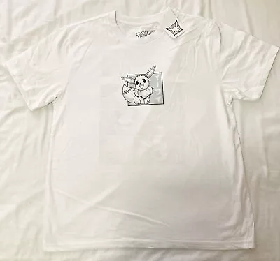 Buy Mens Official Pokemon T Shirt - Size Large - White - NEW With Tags • 4.99£