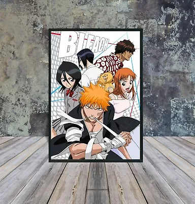 Buy Bleach Anime Poster Print Manga High Quality Wall Art Gift Idea A3/A4 Home Decor • 6.95£