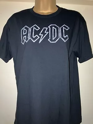 Buy ACDC Vintage T/shirt / CLASSIC Logo / Black - Grey Version • 5£