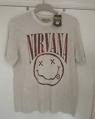 Buy Nirvana Official Band T Shirt Size L Music T Shirt . • 15£