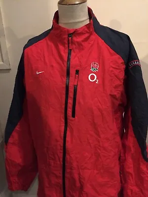 Buy England Nike Rugby Jacket Size 3xl T Red • 12£