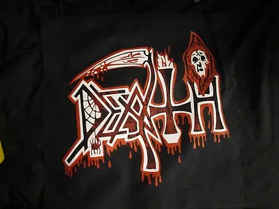 Buy DEATH Chuck Schuldiner 14X14  Screened Cloth RARE Official Merch BACK PATCH • 9.42£