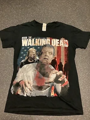 Buy The Walking Dead Zombie  T Shirt  Mens Black Size Small • 8.99£