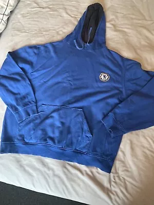 Buy Chelsea Football Club Hoodie Blue Size Large Sweatshirt Blue Flag • 9.99£