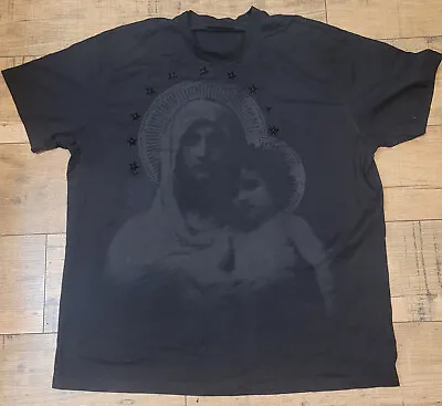 Buy Givenchy Madonna Star Studs Black Short Sleeve Cotton T-shirt. Mens. Size Large. • 20£