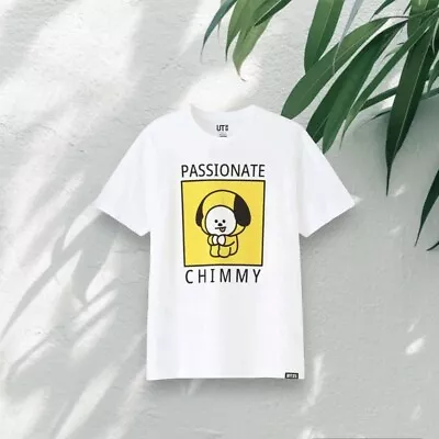 Buy Rare BTS Jimin BT21 Chimmy Signature Relaxed Fit Cotton Graphic Tee!! 🎶❤️‍🔥 • 237.47£