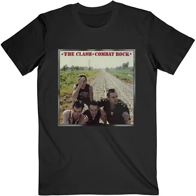 Buy The Clash Combat Rock Black T-Shirt - OFFICIAL • 16.29£