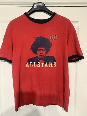 Buy Ringspun All Stars 11 Jimi Hendrix Rare Vintage T-shirt Size Large • 39.99£