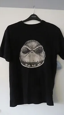 Buy Official Nightmare Before Christmas T-shirt - Jack Skellington - Black, Size L • 10.95£