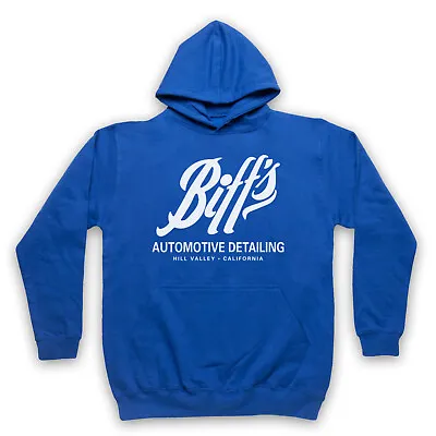 Buy Back To The Future Biff's Automotive Detailing Sci Fi Adults Unisex Hoodie • 25.99£