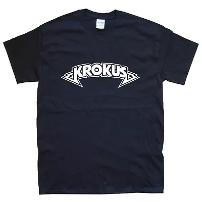 Buy KROKUS T-SHIRT Sizes S M L XL XXL Colours Black, White    • 15.59£