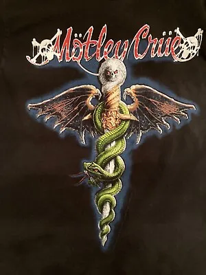Buy Vintage Motley Crue T-Shirt Dr. Feelgood Tour 1989 Large New • 186.89£