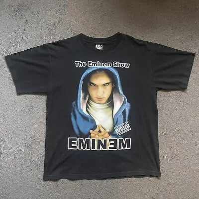 Buy Vintage Eminem Show Marshall Mathers LP Album Tour T-Shirt (XL) Rap Hip Hop Tee • 50£