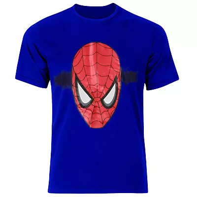 Buy Marvel Universe  Spiderman  T-Shirt [One Size] Royal Blue • 9.97£