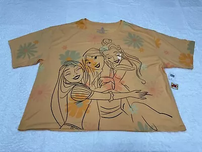 Buy NEW Disney Shirt Womens 3X 3XL Yellow Princess Mulan Rapunzel Belle Parks Ladies • 28.41£