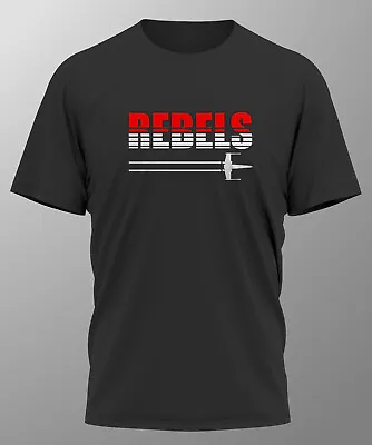 Buy REBELS X-WING T-Shirt Sci-Fi Rebel Alliance SOLO Mandalorian Tee Design New • 9.99£