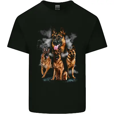 Buy German Shepherd Montage For Dog Lovers Mens Cotton T-Shirt Tee Top • 8.75£