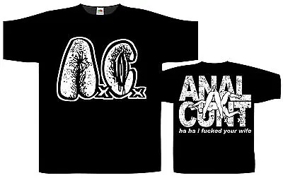 Buy ANAL CUNT / AxCx - I F*ck ....- T-Shirt (Meat Shits, Insult), GG Allin • 13.81£