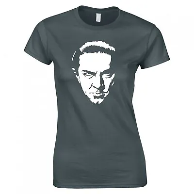 Buy Inspired By Bela Lugosi  Dracula  Horror Ladies Skinny Fit T-shirt • 12.99£