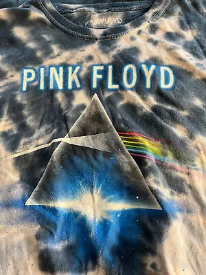 Buy Pink Floyd Dark Side Of The Moon Tie Dye T Shirt 2xl Band Merch Great Shape • 5.67£