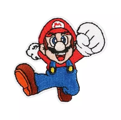 Buy Mario Embroidered Patch Iron On Sew On Transfer • 4.40£