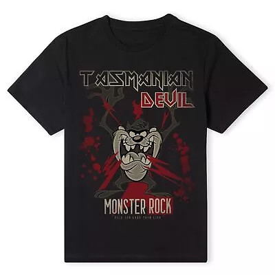 Buy Official Looney Tunes Tasmanian Devil Monster Rock Unisex T-Shirt • 17.99£
