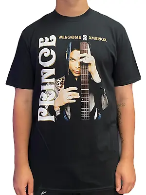 Buy Prince – Welcome 2 America Unisex Cover Flip T-Shirt Various Sizes NEW • 15.99£