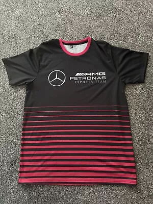 Buy New Era Cap Men's Mercedes-Benz AMG Petronas ESports Team Replica Fade T-Shirt • 18.99£