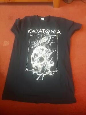 Buy 2016 Katatonia Fallen Hearts Of Europe Tour Black T-shirt Size Medium • 15£
