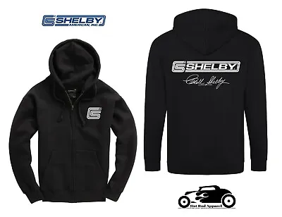 Buy Official Shelby American 'Signature' Hoodie - Mustang, SuperSnake, GT500, GT350 • 44.95£