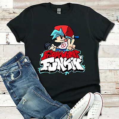 Buy Friday Night Funkin Kids T Shirt Youtuber Gaming Boys Girls Top Tee • 10.49£