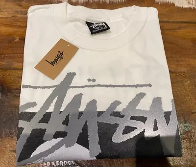 Buy Stussy X Metalheadz 30 Anniversary T Shirt - White - Large - Free Shipping 💀 • 76.99£