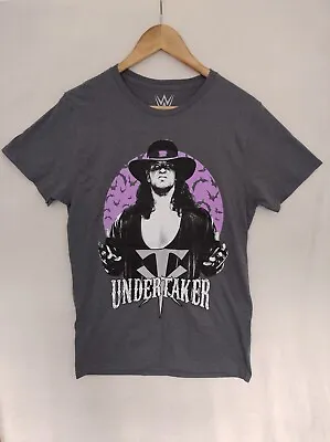 Buy WWE UNDERTAKER S/C/P Bust 34/36 Grey Graphic T-shirt Crew Neck Short Sleeve  • 8.99£