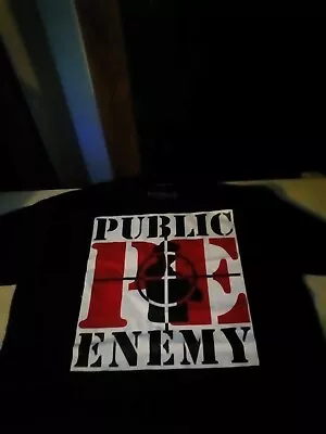 Buy Public Enemy Xl 22  P2p Original Official T-shirt - Control Label L.a. Usa - New • 58.95£