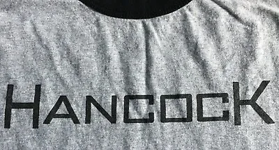Buy Hancock 2008 Will Smith Mens Large Black / Grey Ringer Promotional T-Shirt - New • 17.99£