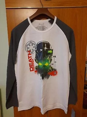 Buy Mens Star Wars Long Sleeved Top. New With Tag! Death Trooper. Great Gift • 3.99£