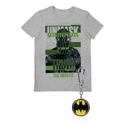Buy DC Comics The Batman The Riddler T-Shirt And Keyring Gift Set • 10£